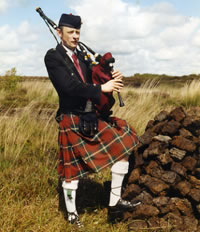 Piping in the Bog